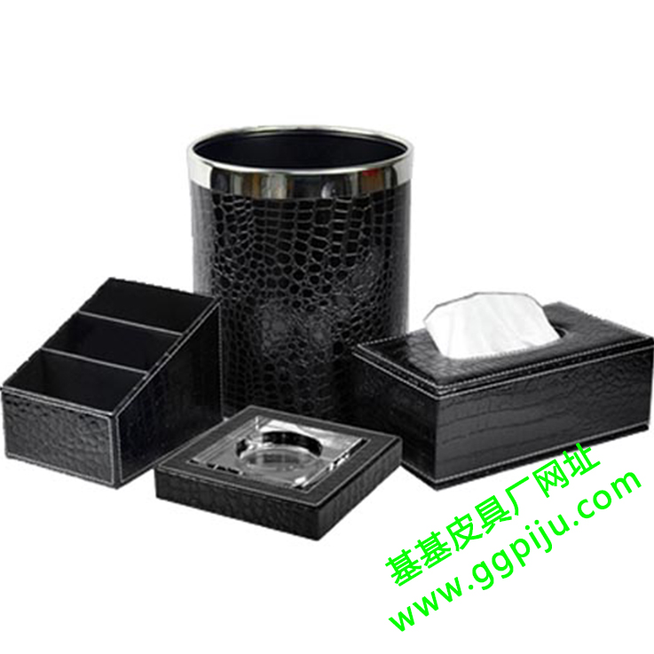 皮质杂物桶